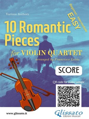 cover image of Violin Quartet Score of "10 Romantic Pieces"